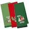 DII&#xAE; Mixed Christmas Embroidered Dishtowels, 3ct.